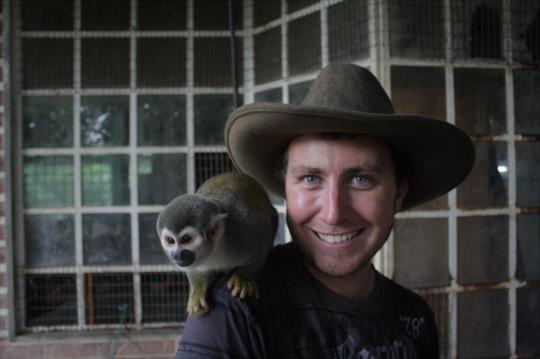 Hoping to meet more awesome monkey's in Asia, Like this little guy I met in Ecuador