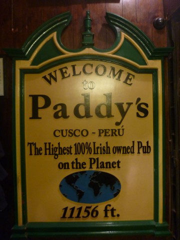 Paddy's Pub Cusco