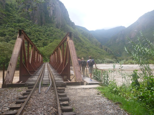 Machu Pichu train bridge