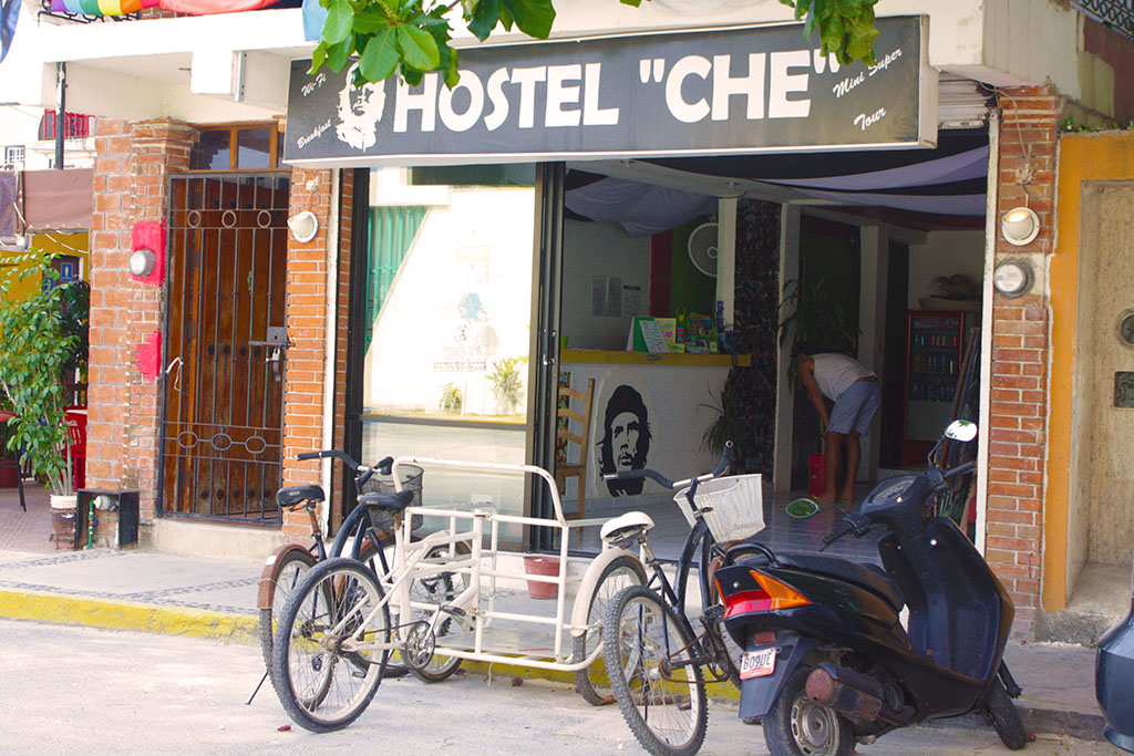 One of my very first hostel's in Mexico Playa Del Carmen