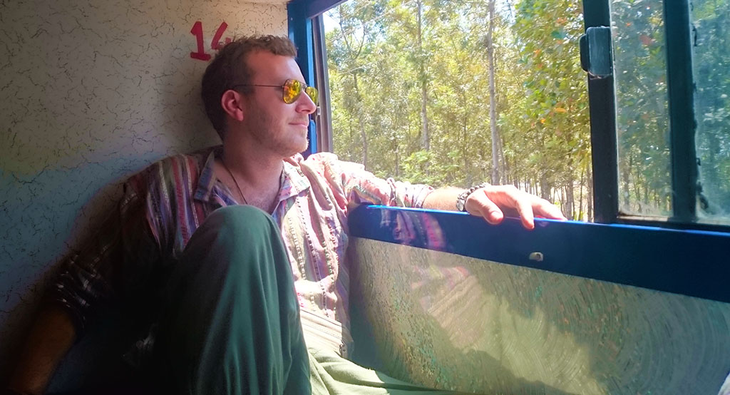 Getting an overnight sleeper bus in India